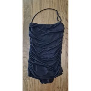 Ivanka Trump Ruched Slimming One-piece Bathingsuit Swimsuit Women's Size 6l